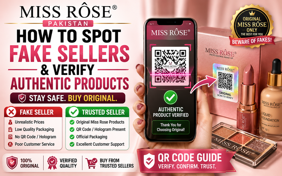 Miss Rose Pakistan: How to Spot Fake Sellers & Verify Authentic Products (QR Code Guide)
