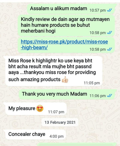 Ayesha R. - Miss Rose customer review photo