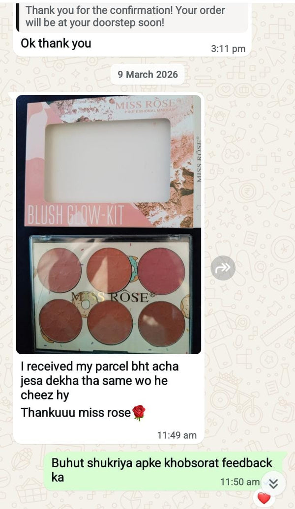 Fatima N. - Miss Rose customer review photo