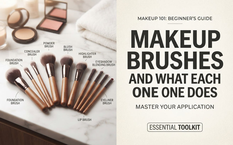 A Beginner's Guide to Makeup Brushes and What Each One Does