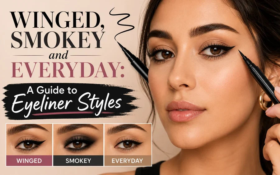Winged, Smokey and Everyday: A Guide to Eyeliner Styles
