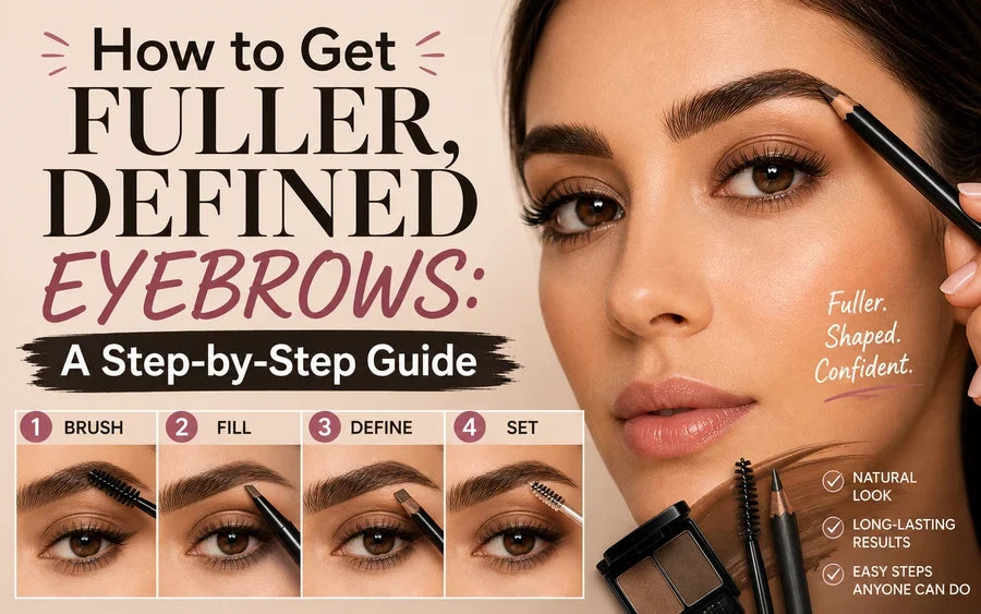 How to Get Fuller, Defined Eyebrows: A Step-by-Step Guide