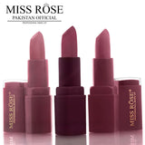 MISS ROSE Set of 6 Matte Waterproof Lipsticks