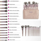 BH Cosmetics Lavish Elegance – 15 Piece Brush Set with Cosmetic Bag