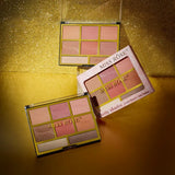 Miss Rose 6 Color Blush & 2 Color Contour Palette