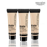 MISS ROSE Concealer , Matte Foundation & Pearl Primer 22ml - 3 Pcs Set