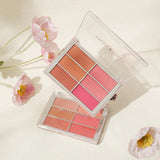 Miss Rose Rubik's Cube Matte 6 Color Blusher
