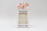 Missrose Stick on French Nails Pack