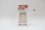 Missrose Stick on French Nails Pack