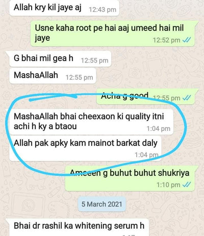 Usman T. - Miss Rose customer review photo