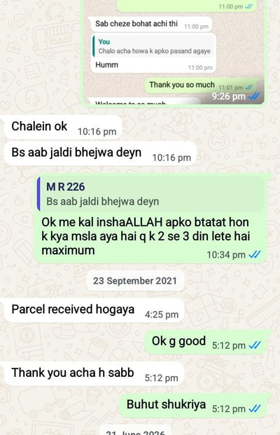 Hassan M. - Miss Rose customer review photo