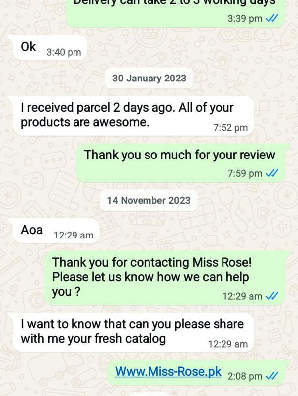 Sobia M. - Miss Rose customer review photo