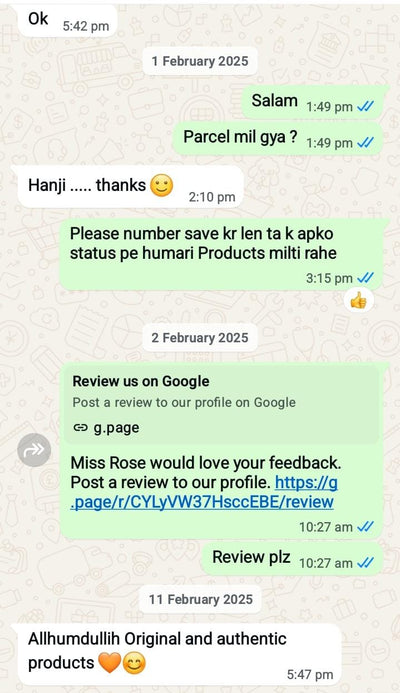 Warda I. - Miss Rose customer review photo