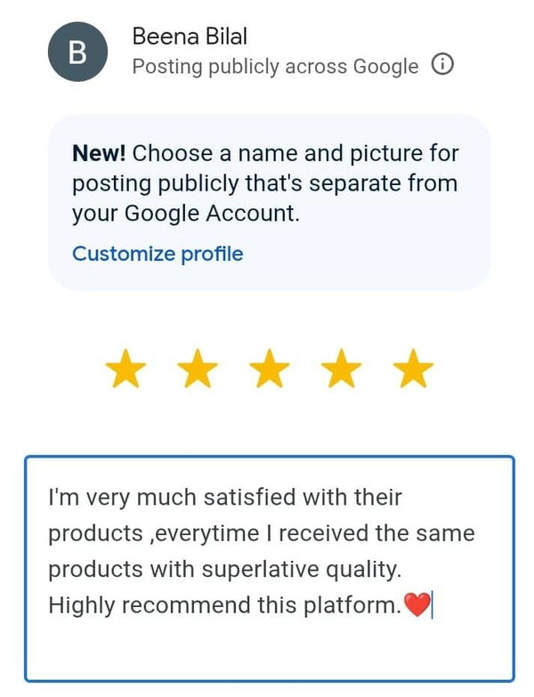 Beena Bilal - Miss Rose customer review photo