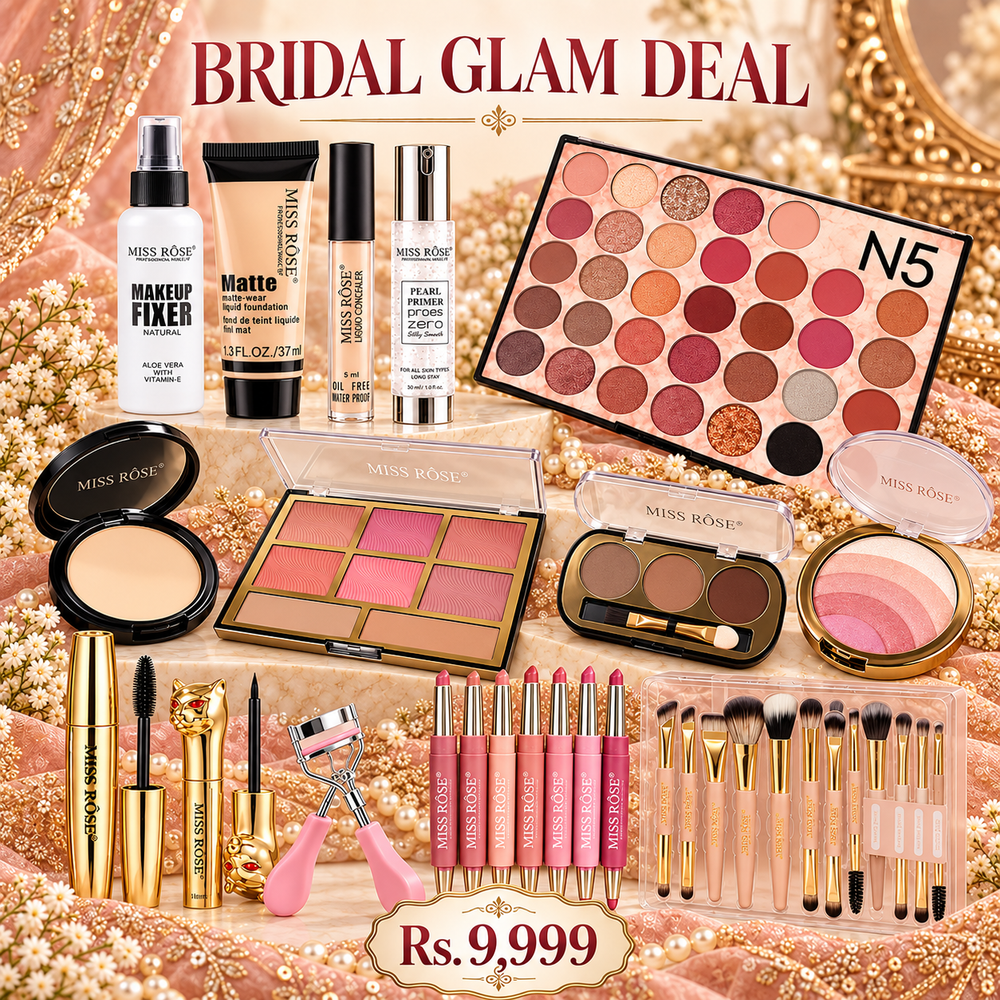 Miss Rose Bridal Glam Deal – Complete Bridal Makeup Kit