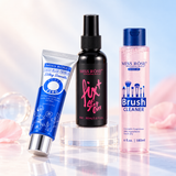 Miss Rose Makeup Prep and Set Deal with primer, makeup fixer and brush cleaner