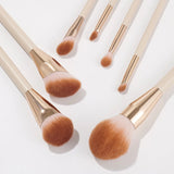 Miss Rose 7-Piece Marble Makeup Brush Collection Set