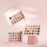 Miss Rose 24 Color Small Round Pearl Eyeshadow Palette