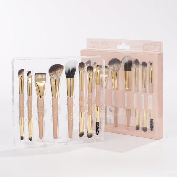 Miss Rose Professional 2 in 1 Dual Ended Brush Set