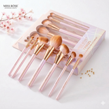 Miss Rose 7-Piece Marble Makeup Brush Collection Set