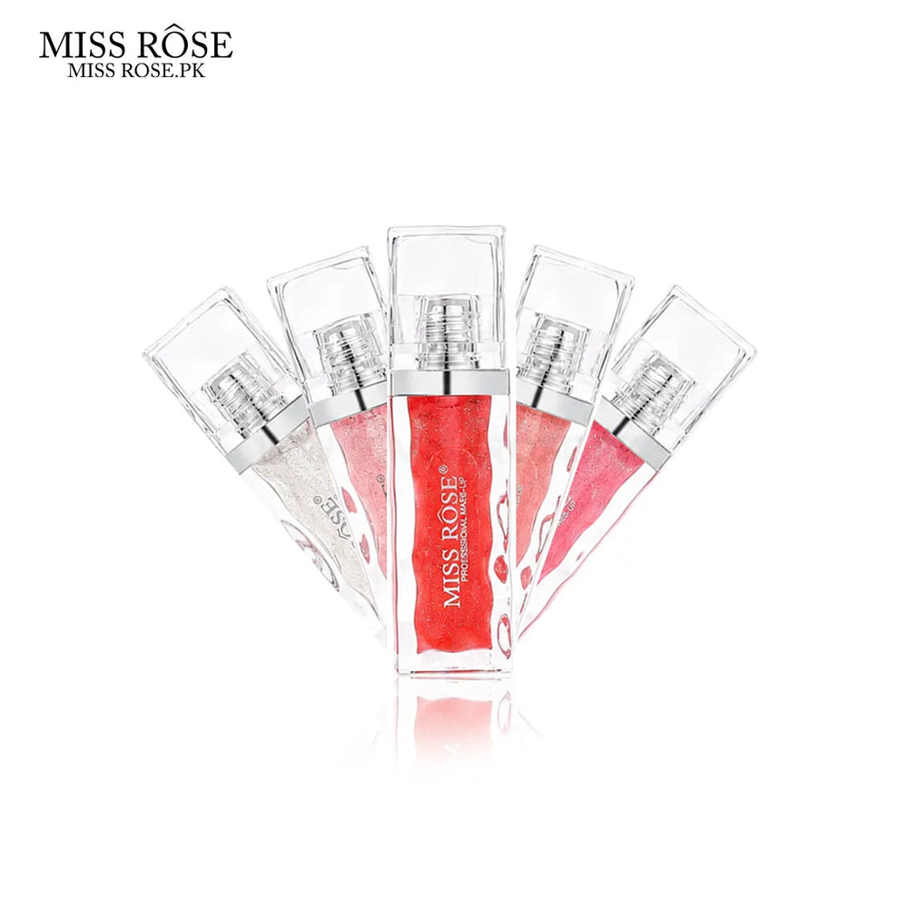 Miss Rose Iced Texture Glitter Lip Gloss