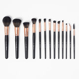 BH Signature Rose Gold 13 Piece Brush Set with Holder